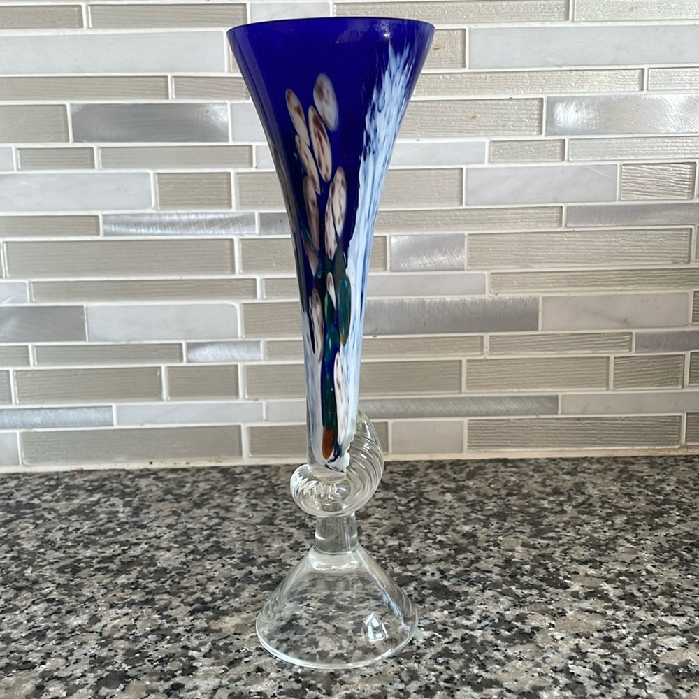 NWOT: Stunning German-made glass candle holder! NEW